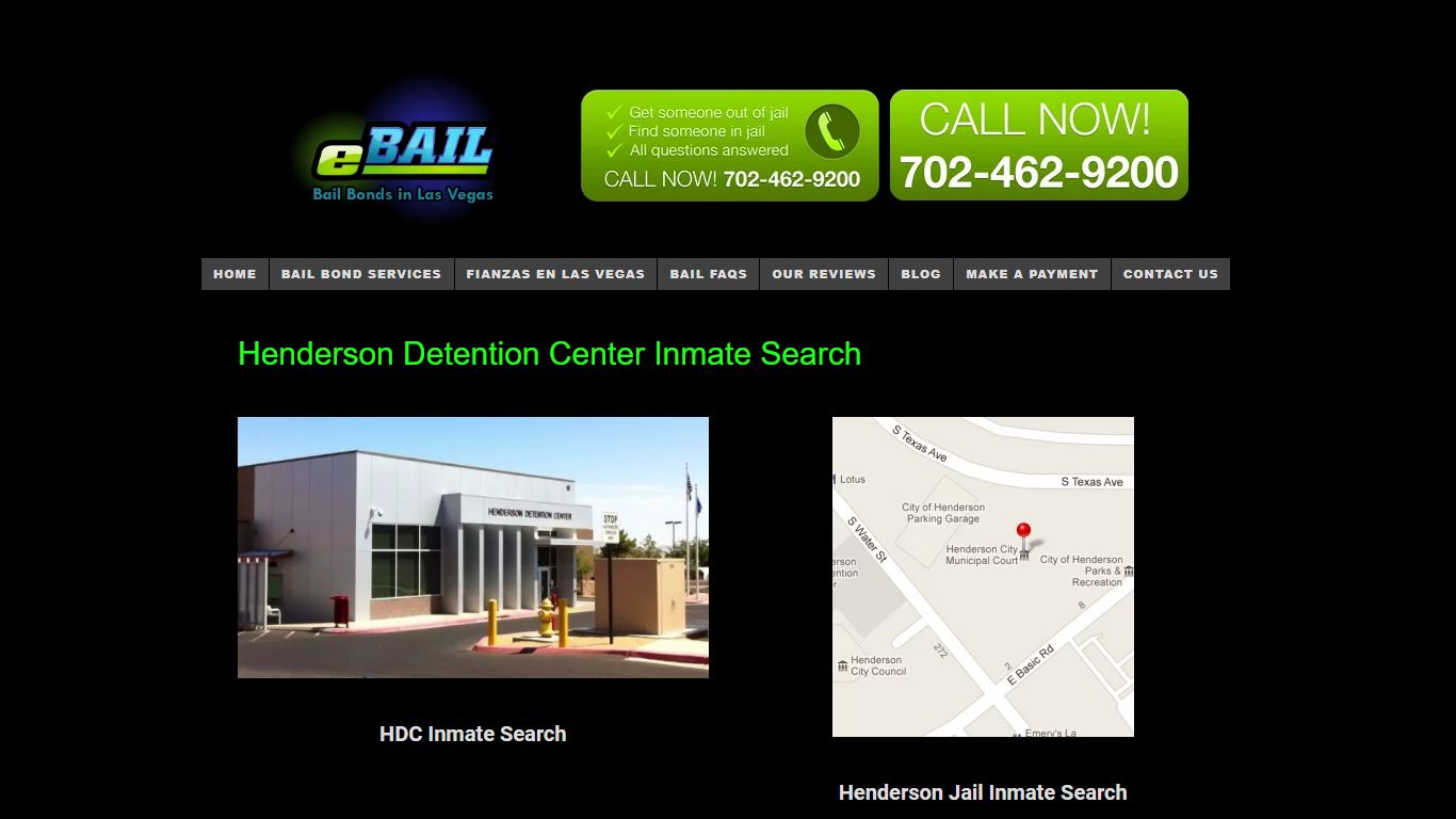 Henderson Detention Center Inmate Search - Henderson, Nevada